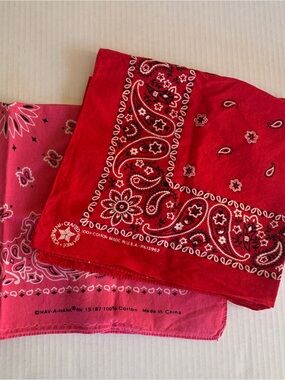 Vintage Bandanas set of 2